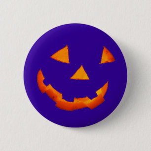 Jack-o'-Lantern Face pin