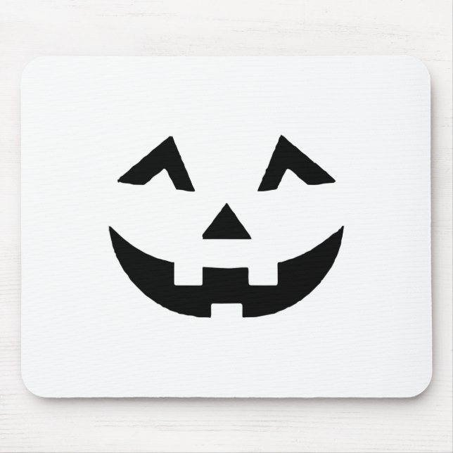 Jack O Lantern Face Pumpkin Eyelashes Hallowen Cos Mouse Pad (Front)