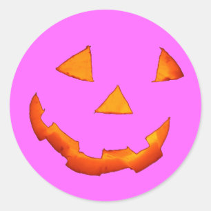 Jack-o'-Lantern Face stickers