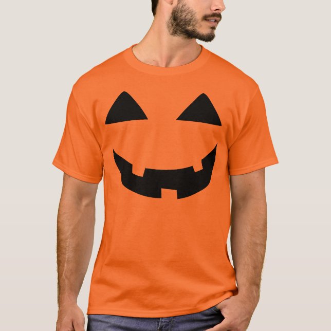 Jack-o-Lantern Face T-Shirt (Front)