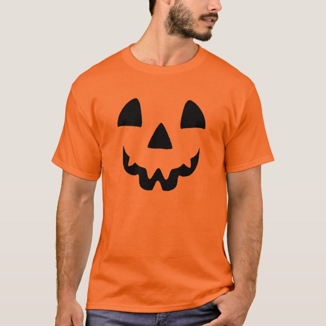 Jack-O-Lantern Face T-Shirt (Front)