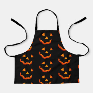 Jack-o'-Lantern Faces apron