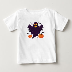 Jack‑O’‑Lantern Ghost Baby T-Shirt