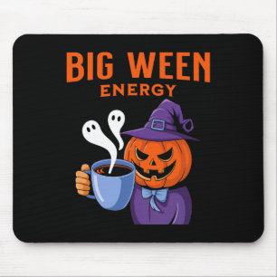 Jack-o-lantern Halloween Big Ween Energy For Coffe Mouse Pad