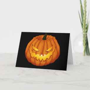 jack o lantern halloween card