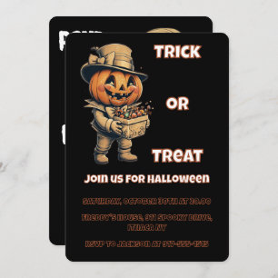 Jack o lantern Halloween Party  Invitation