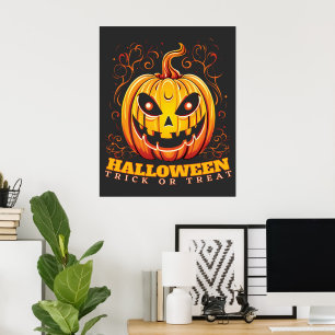 Jack-O-Lantern Halloween Pumpkin poster
