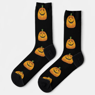 Jack-O-Lantern Halloween Socks