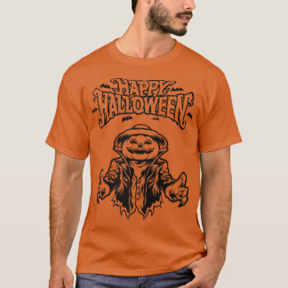 Jack O Lantern Happy Halloween  T-Shirt