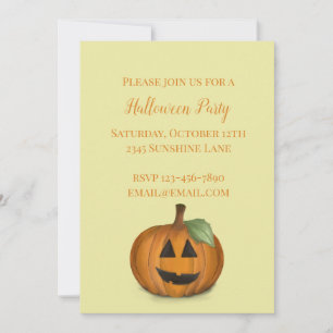 Jack O Lantern in Pumpkin Patch Announcement