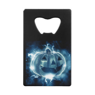 jack-o-lantern in the rain