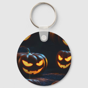 jack o lantern key ring