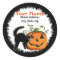 Jack-O-Lantern N Cat Address Label