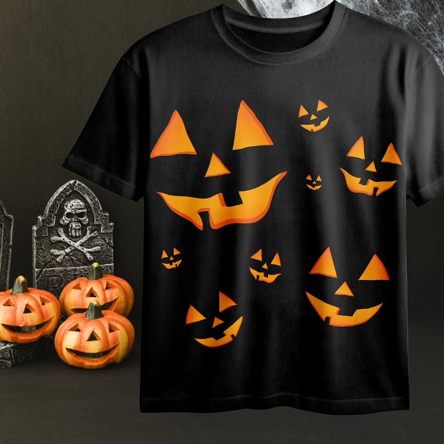 Jack-O-Lantern or Jack O’Lantern eyes and smiling  T-Shirt (Creator Uploaded)