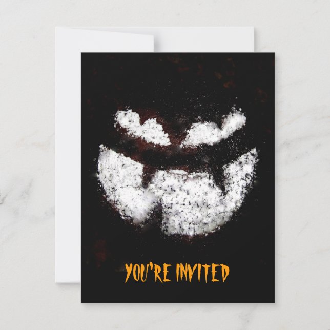 Jack O' Lantern Party Invitation (Front)