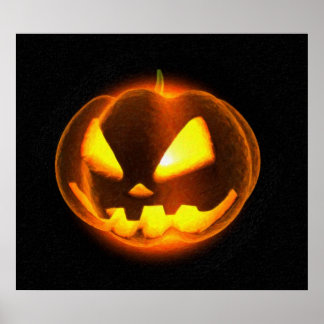 jack-o-lantern poster