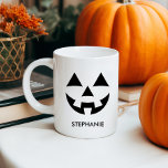 JACK O LANTERN PUMPKIN FACE CUSTOM NAME MUG<br><div class="desc">Celebrate Halloween in style with our exclusive pumpkin face COFFEE MUG a versatile accessory that can be customised to match your unique style. Add YOUR NAME OR A CUSTOM MESSAGE to make it truly yours. This MUG features a whimsical pumpkin design that seamlessly blends the spooky and fun aspects of...</div>