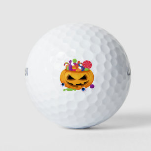 jack o lantern pumpkin golf balls