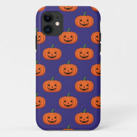 Jack-O'-Lantern Pumpkin Halloween Pattern