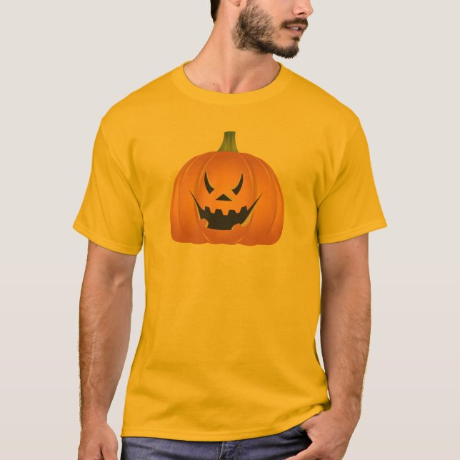 Jack O Lantern Pumpkin Halloween Shirt (Front)