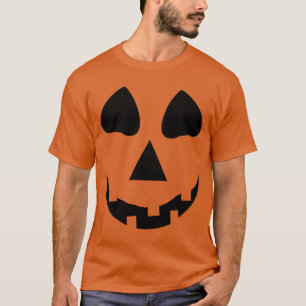 Jack O' Lantern Pumpkin Ladies Halloween Costume T-Shirt