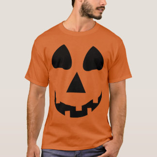 Jack O' Lantern Pumpkin Ladies Halloween Costume T-Shirt