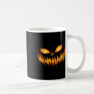 Jack O Lantern Scary Carved Pumpkin Face Halloween Coffee Mug