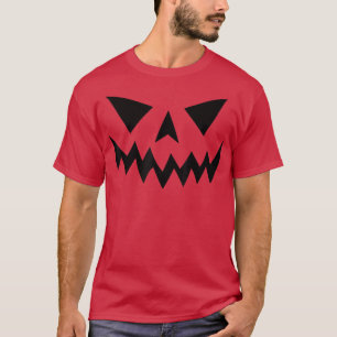 Jack O Lantern Scary Carved Pumpkin Face Halloween T-Shirt
