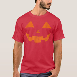 Jack O Lantern Scary Halloween Pumpkin Face T-Shirt