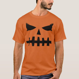 Jack O Lantern Scary Pumpkin Halloween Costume  T-Shirt