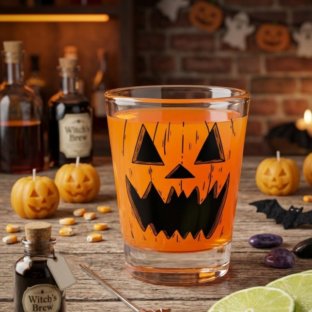 Jack O' Lantern Shot Glass (Creator Uploaded)