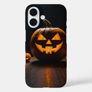Jack-o’-Lantern Silhouette iPhone 16 Case