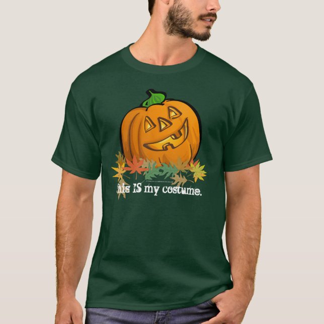 Jack O Lantern This IS My Costume Dark Tee (Front)