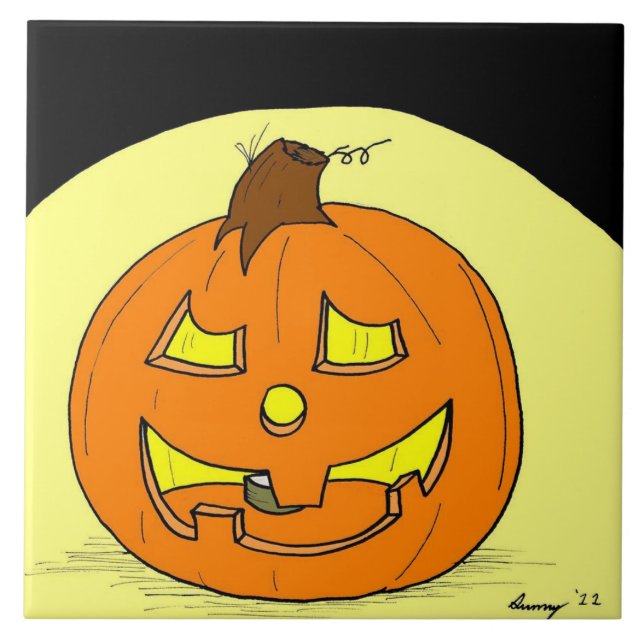 Jack o' Lantern Tile (Front)