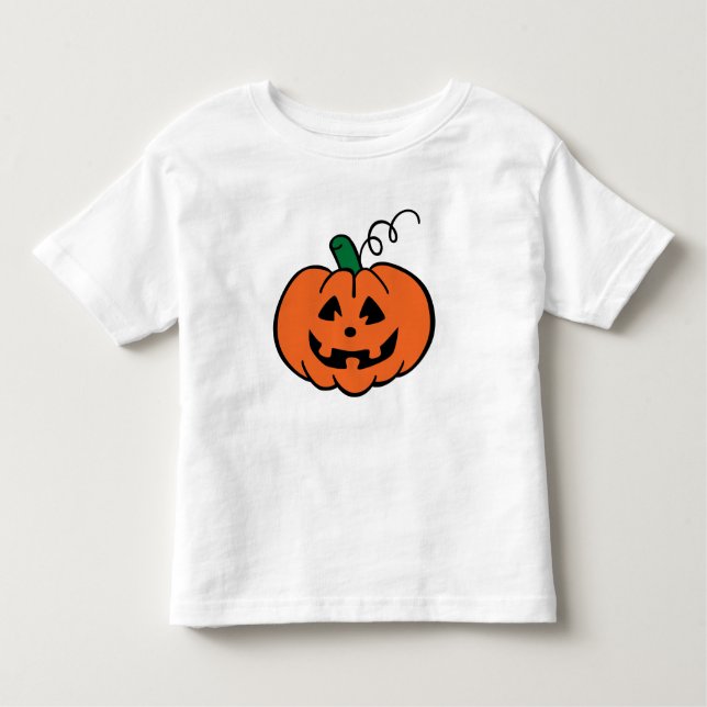 Jack O Lantern Toddler T-Shirt (Front)