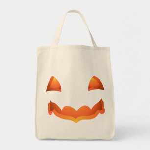 Jack-o-lantern Tote Bag Halloween Pumpkin Bag