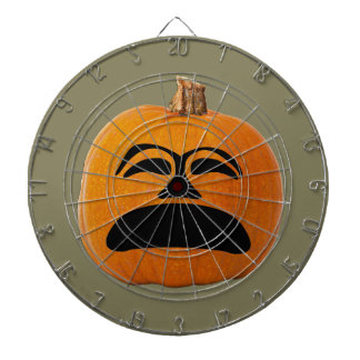 Jack o' Lantern Unhappy Face, Halloween Pumpkin Dartboard