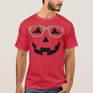 Jack O Lantern With Glasses Shirt Teacher Hallowee