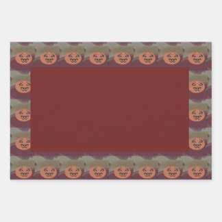 Jack O' Lantern  Wrapping Paper Sheet