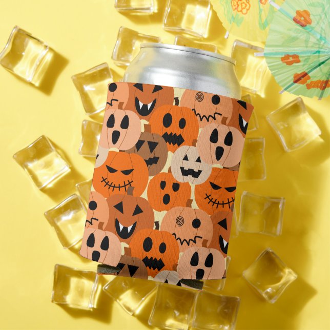 Jack-o-Lanterns Can Cooler (In Situ Summer)