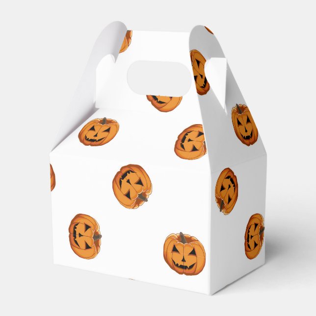 Jack O' Lanterns Favour Box (Front Side)