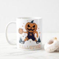 Jack-o'-Lantern's Fiery Slam Dunk: Halloween Night