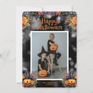 Jack O’Lanterns Photo Halloween Card