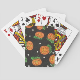Jack O' Lanterns Playing Cards