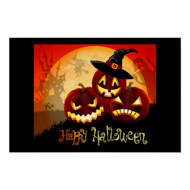 Jack-o-lanterns Poster (Front)