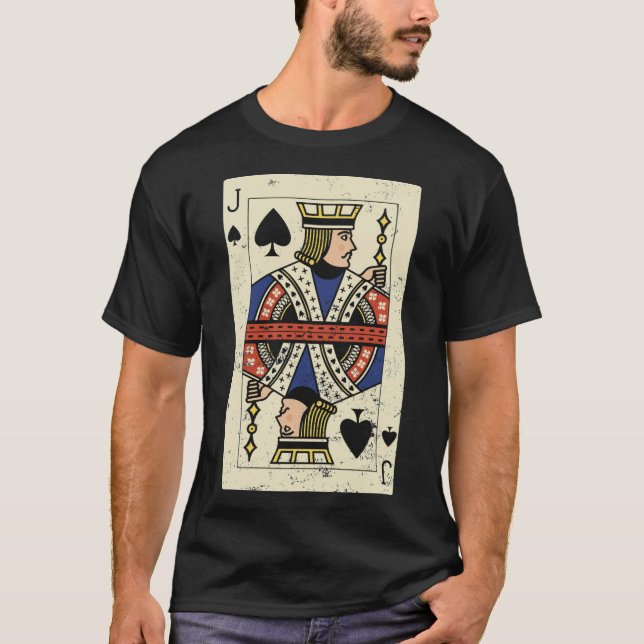 Jack of All Trades Jack of Spades for custom  pira T-Shirt (Front)