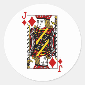 Jack of Diamonds stickers