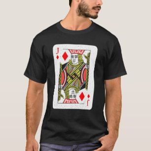Jack of Hearts Playing Card Deck Poker T-Shirt