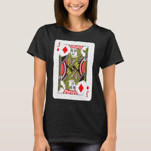 Jack of Hearts Playing Card Deck Poker T-Shirt