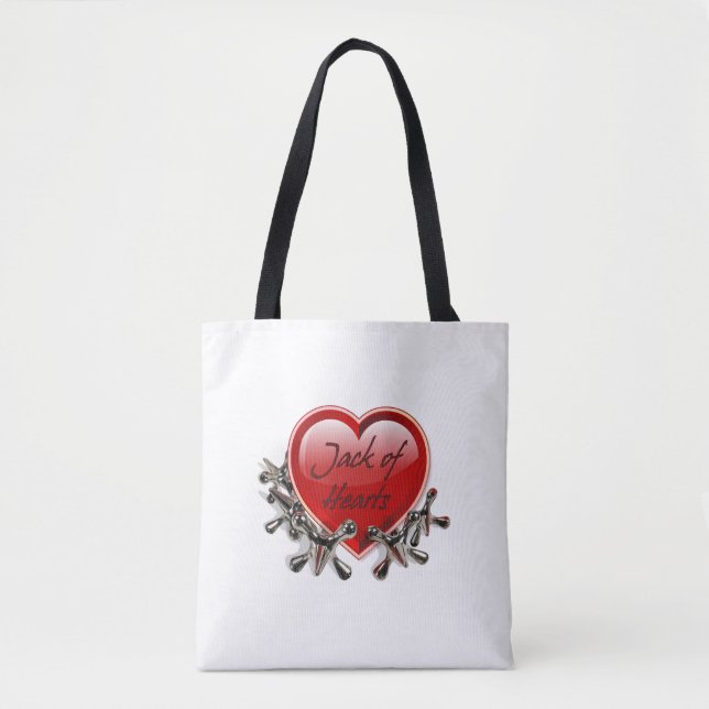 Jack of Hearts Tote Bag (Front)